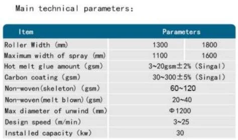 Hot Melt Glue Spray and Carbon Scattering Laminating Machine