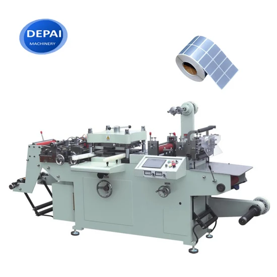 High Speed 350mm Dei Cut Label Machine Automatic Flat Bed Die Cutter Laminating Stamping Machine