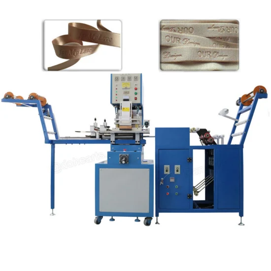 Multi Color Gold Bronzing Machine for Woven Ribbon Logo